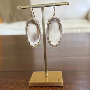 Kendra Scott Lux Pave Elle Drop Earrings